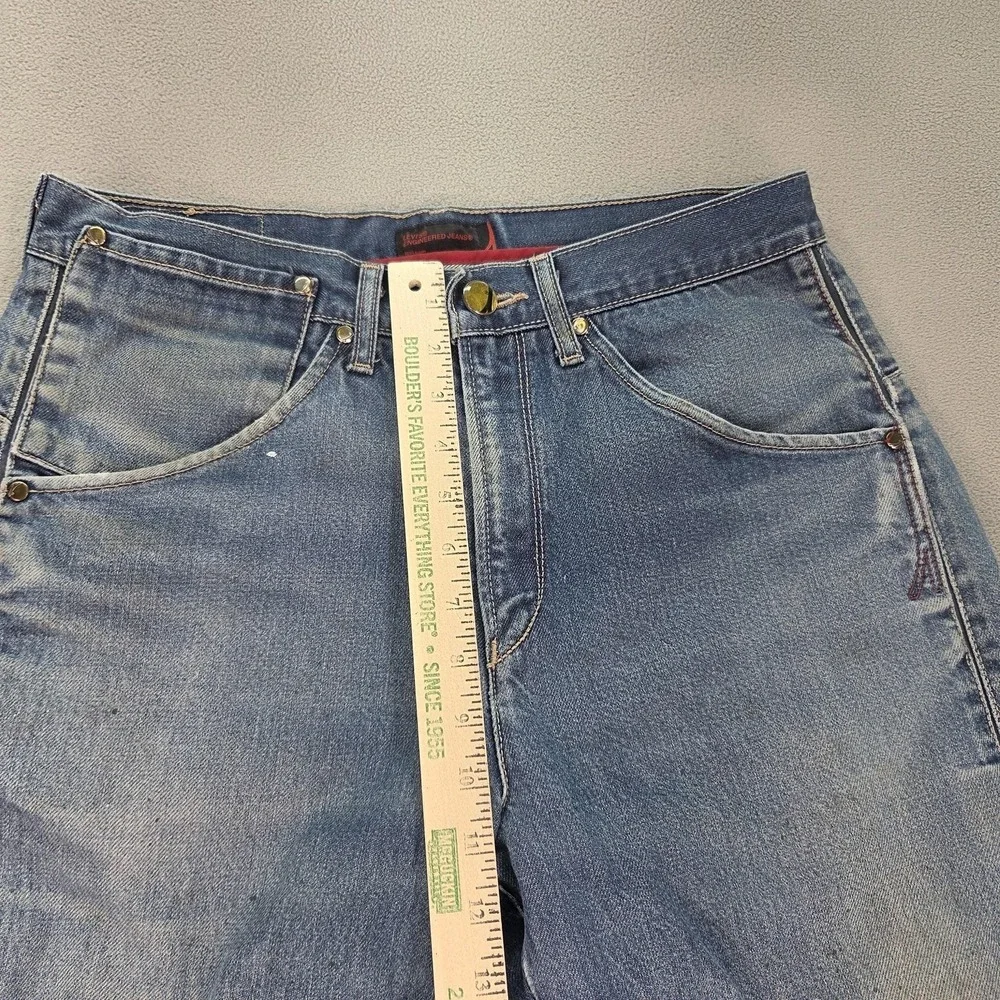 Levis Engineered Jeans Mens Medium Wash Blue Straight Twisted‎ Fits 31x30